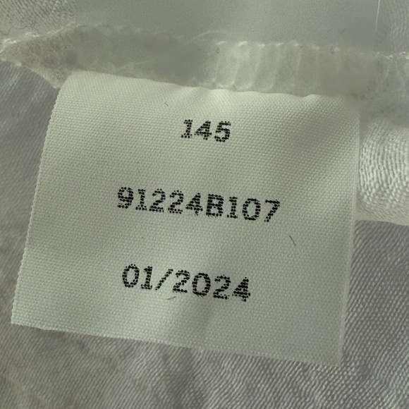 NWT Vince Camuto (S) sheer white button front shirt women's breezy fabric - Picture 8 of 10